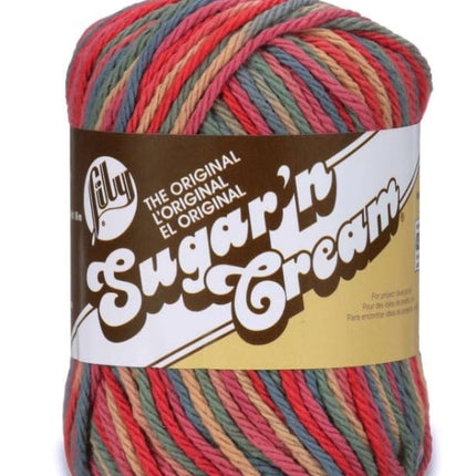 Lily Sugar 'n Cream Yarn - 100% Cotton - Assortment (Red Barn)