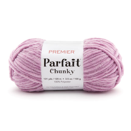 Premier Yarns Parfait Chunky Chenille Yarn - 3 Pack with Tapestry Needles, Super Bulky #6, Oeko-TEX Certified, 131 Yards Each (Parent)