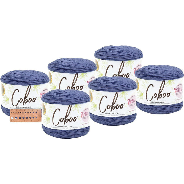 Lion Brand Yarn - Coboo - 6 Pack (New Colors)