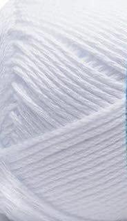 Lion Brand Yarn - 24/7 Cotton - 6 Skeins with Needle Gauge - Christmas Holiday #1 (Grass, Red, & White)