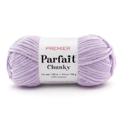 Premier Yarns Parfait Chunky Chenille Yarn - 3 Pack with Tapestry Needles, Super Bulky #6, Oeko-TEX Certified, 131 Yards Each (Parent)