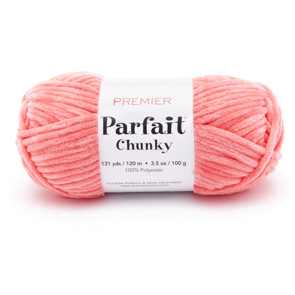 Premier Yarns Parfait Chunky Chenille Yarn - 3 Pack with Tapestry Needles, Super Bulky #6, Oeko-TEX Certified, 131 Yards Each (Parent)