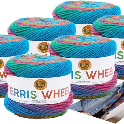 Lion Brand Yarn - Ferris Wheel - 6 Pack with Pattern (Parent)
