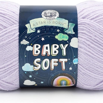 Lion Brand Yarn - Baby Soft - 6 Skein Assortment (Mix 3)