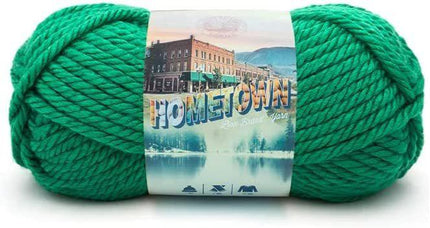 Lion Brand Yarn - Hometown - 6 Skein Assortment with Needle Gauge (Mix 2)