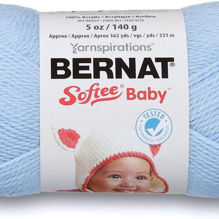 Bernat Softee Baby Yarn - 6 Color Assortment (Mix 1)