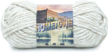 Lion Brand Yarn - Hometown - 6 Skein Assortment with Needle Gauge (Natural Tones)