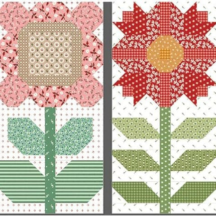 Prairie Quilt Seeds Flower No. 1-6 Pattern Set by Lori Holt