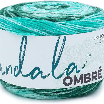 Lion Brand Yarn -Mandala Ombre - 6 Pack with Needle Gauge