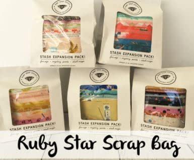 2 Scrap Bags - 1 Pound of Assorted Fabric Total! - by Ruby Star Society