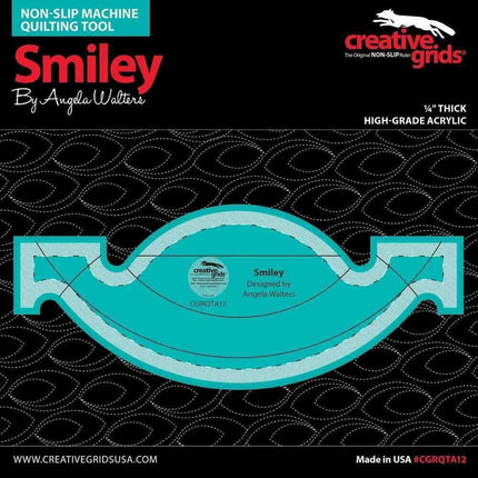 Creative Grids Machine Quilting Tool Smiley - CGRQTA12
