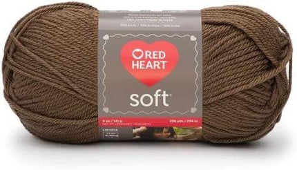 Red Heart Soft Yarn - 6 Balls - Matching Dye Lot (Toast)
