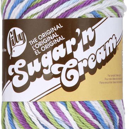 Lily Sugar 'n Cream Yarn - 100% Cotton - Assortment (Fruit Punch)