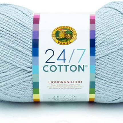 Lion Brand Yarn - 24/7 Cotton - 6 Skein Assortment (Noir)