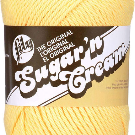 Lily Sugar 'n Cream Yarn Assortment - 100% Cotton Worsted #4 (Daffodil)