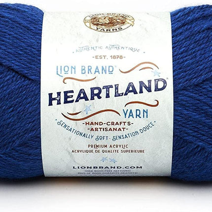Lion Brand Yarn - Heartland - 6 Skein Assortment with Needle Gauge (Mix 4)