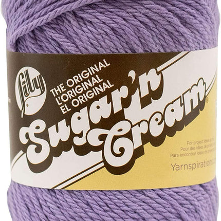 Lily Sugar 'n Cream Yarn Bundle 100% Cotton Worsted #4 Weight (Lily Mix 220)